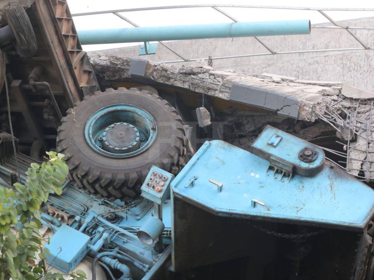Videos tras caída de rampa de puente aéreo Juan Manuel Gálvez en la capital
