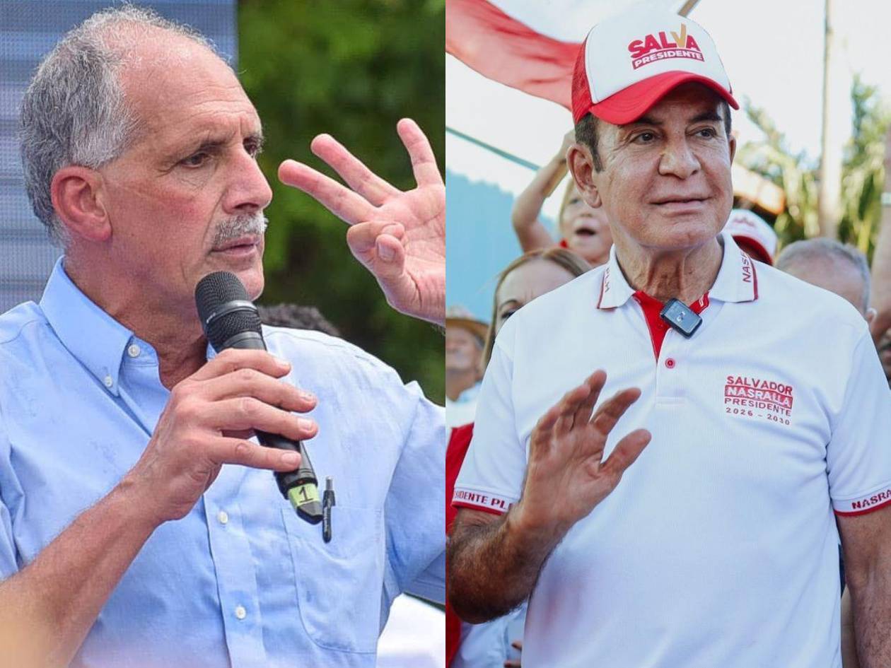 Mapa: así se reparten los municipios entre Salvador Nasralla y Nasry Asfura