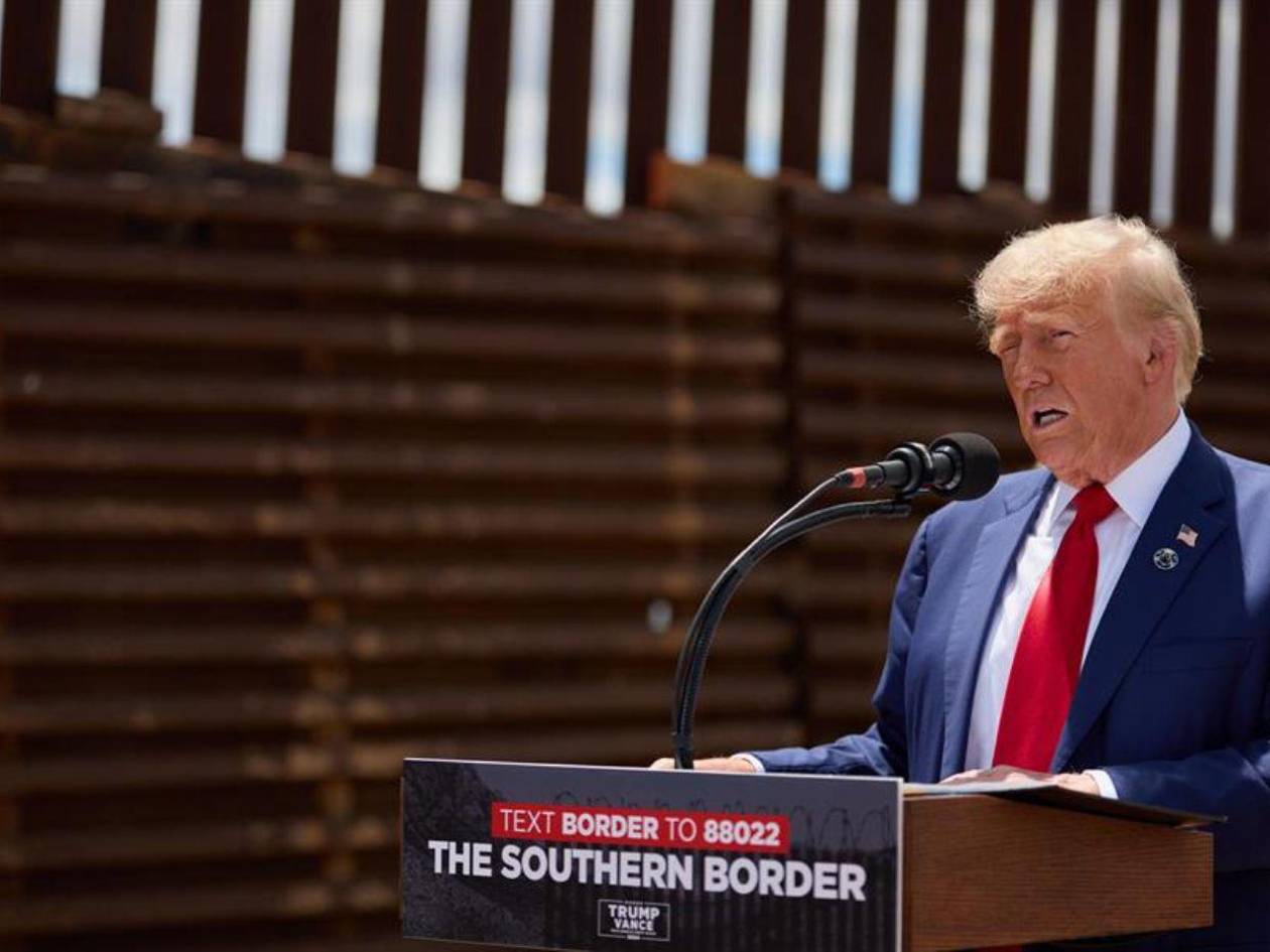 Trump se compromete a continuar con el muro fronterizo pese al mayor coste