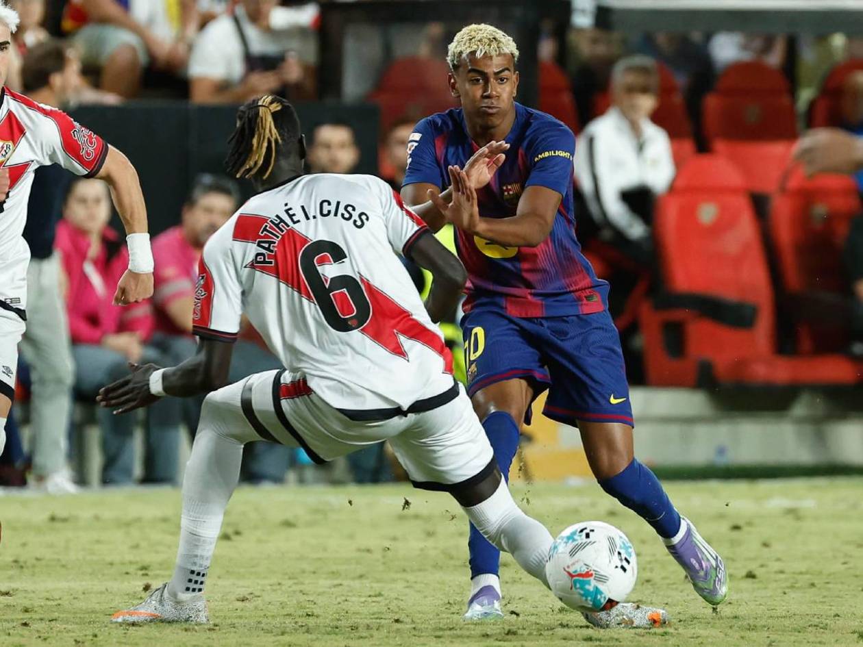 Barcelona tropieza y termina empatando ante Rayo Vallecano por LaLiga de España