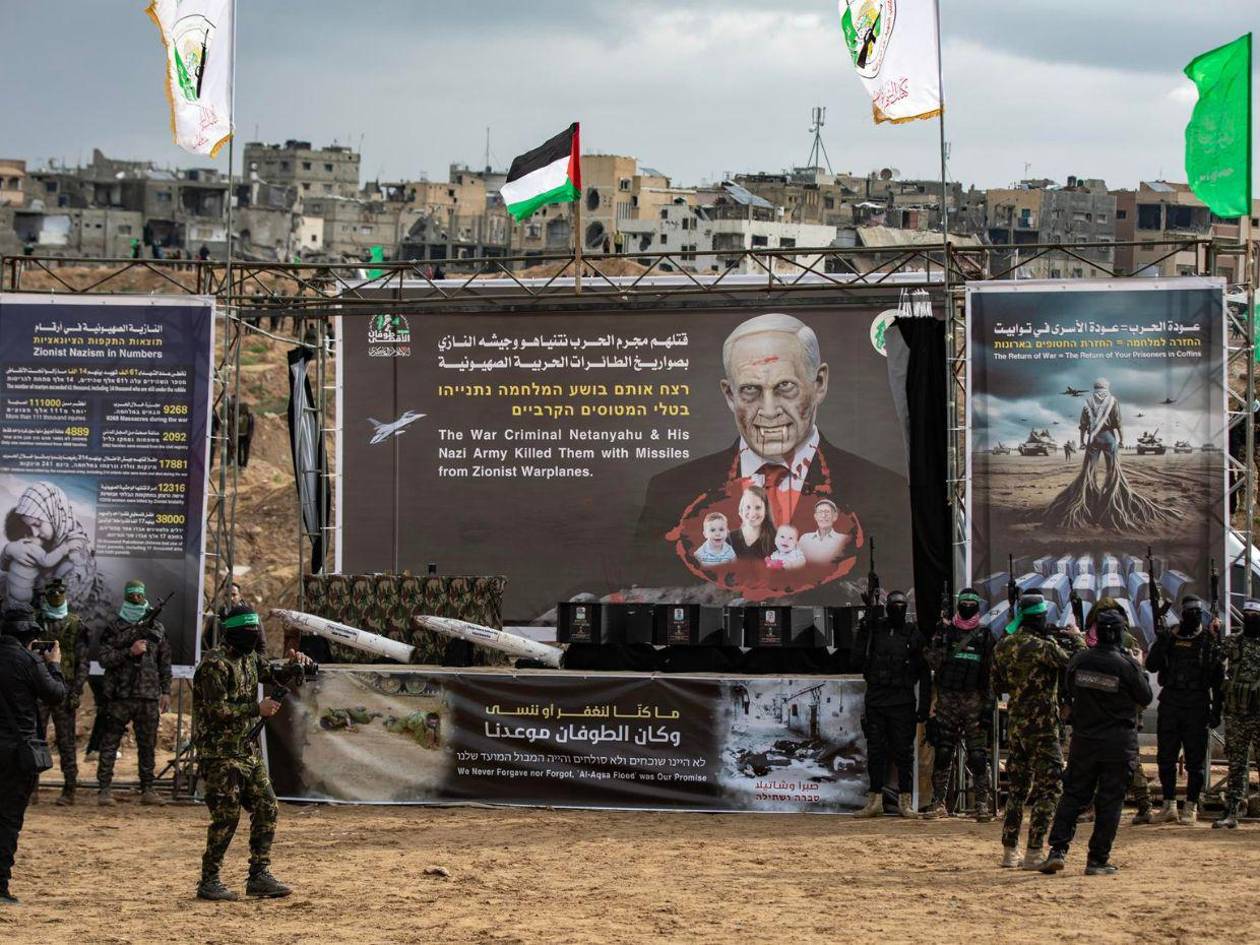 Hamás entrega cuerpos de cuatro rehenes bajo su poder desde 2023