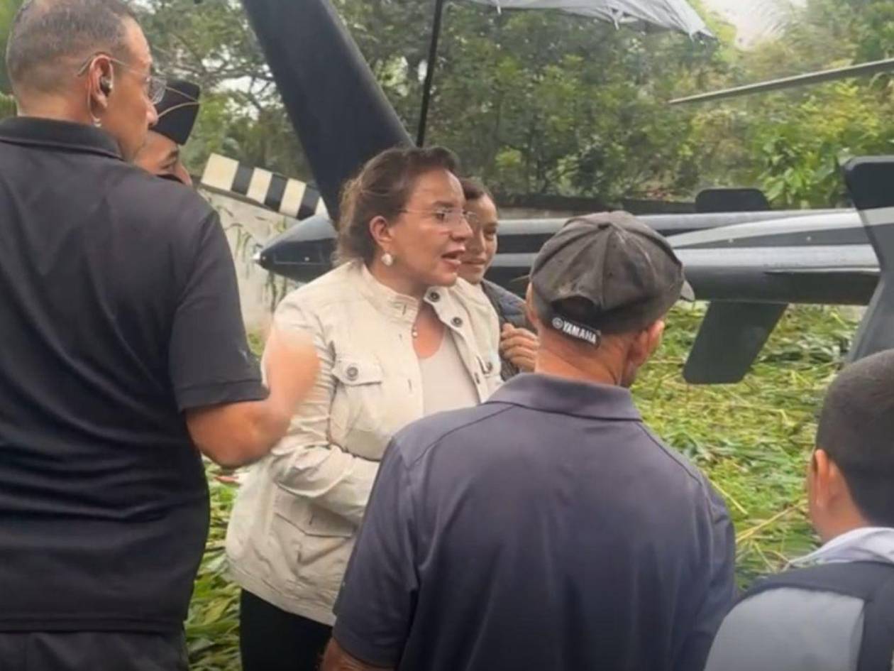 ¿Cómo está Xiomara Castro tras aterrizaje forzoso del helicóptero en Santa Cruz de Yojoa?