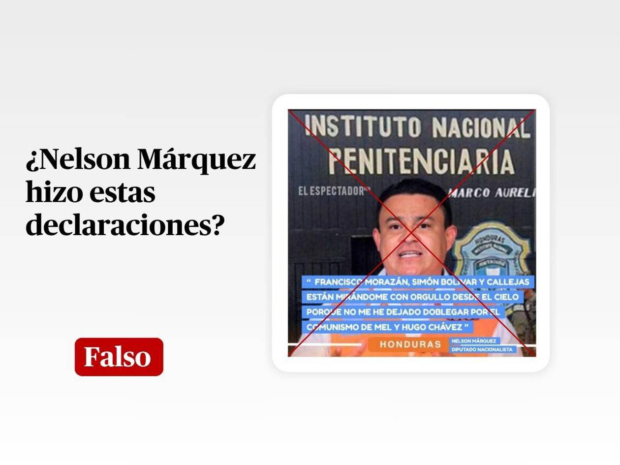 No hay registro de que Nelson Márquez atribuyera orgullo de Morazán por no doblegarse ante Manuel Zelaya