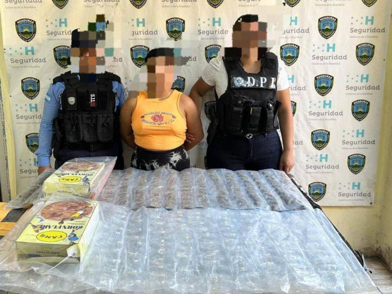 Capturan a mujer con 1,150 envoltorios de crack y marihuana