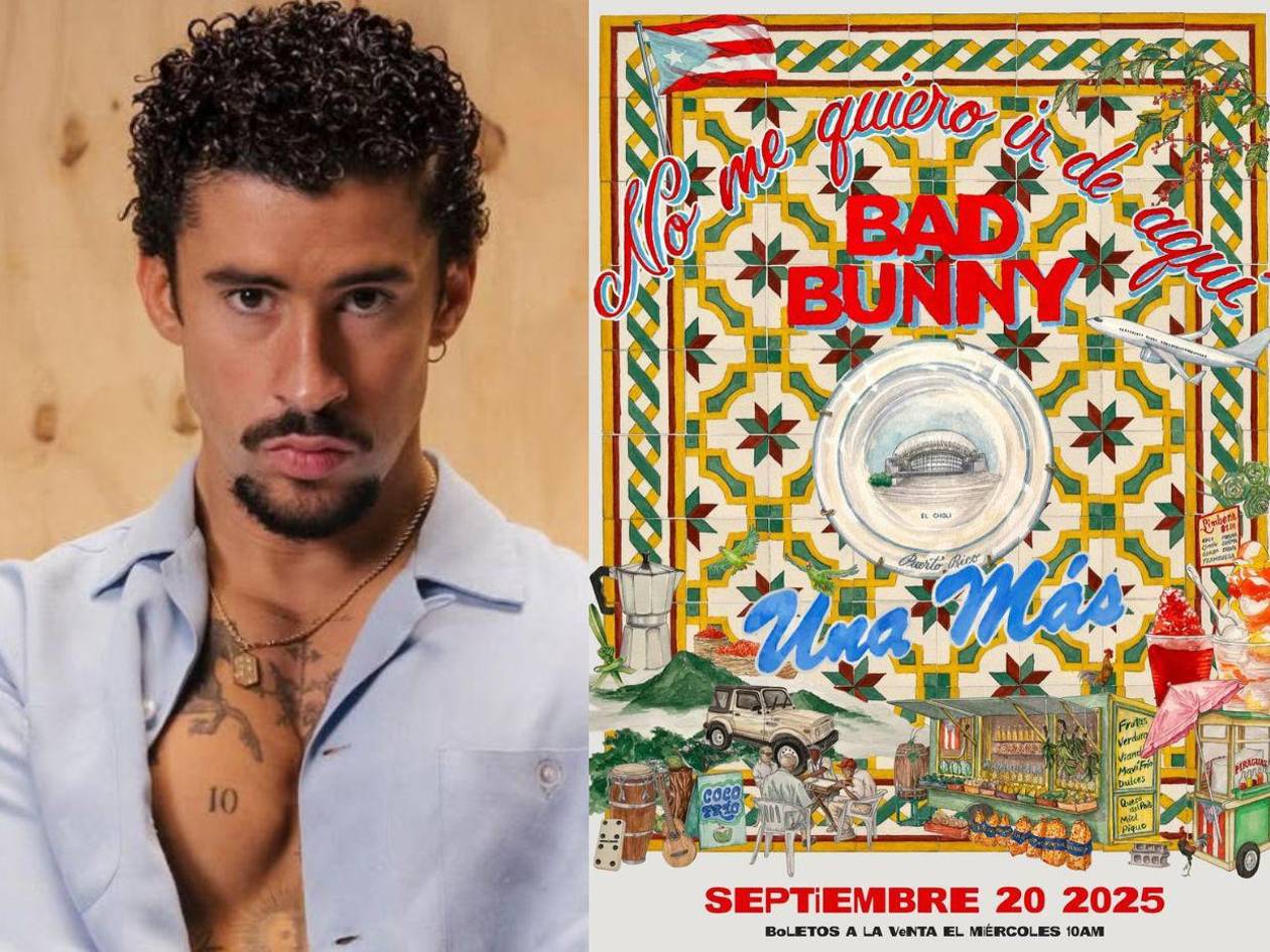 ¿A qué hora y dónde ver el concierto en vivo de Bad Bunny?