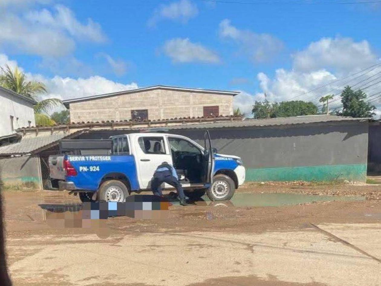 Muere agente policial tras ser atacados a disparos en Juticalpa, Olancho