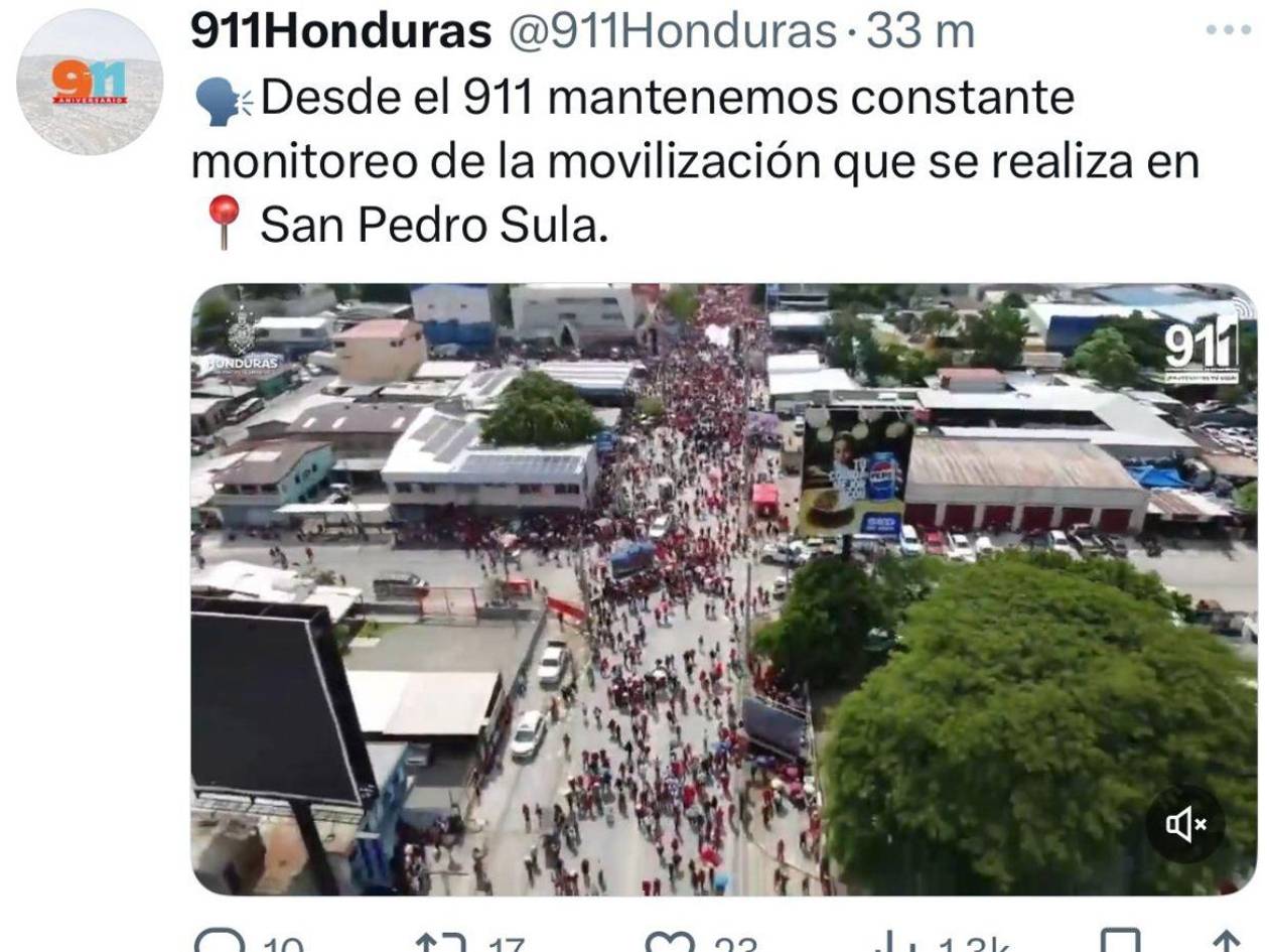 911 publica foto con poca afluencia de miembros de Libre en SPS y luego la borra