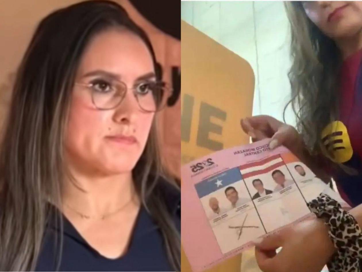 Hondureña viralizada por votar dos veces asegura que su segundo voto fue anulado