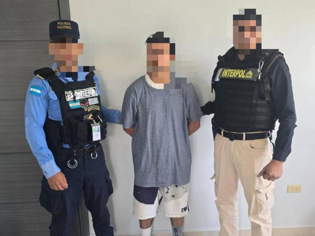 Interpol captura a hondureño deportado de EEUU; es acusado de asesinato