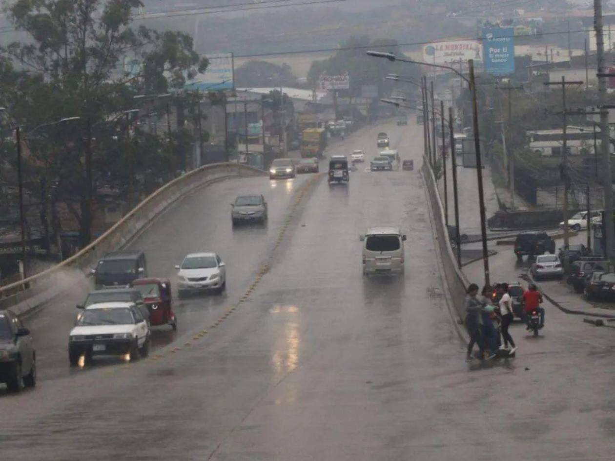Lluvias débiles se registrarán este lunes 24 de noviembre en Honduras