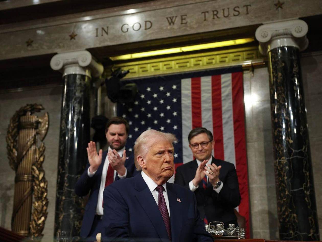 Presidente Trump reivindica sus aranceles y manda señales a Ucrania en sesión del Congreso