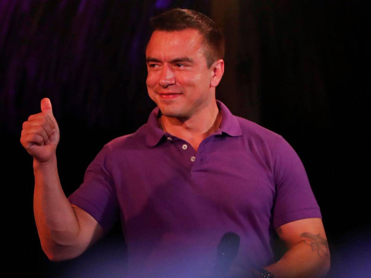 Noboa, el presidente 'milenial' y de mano dura que gobernará Ecuador hasta 2029