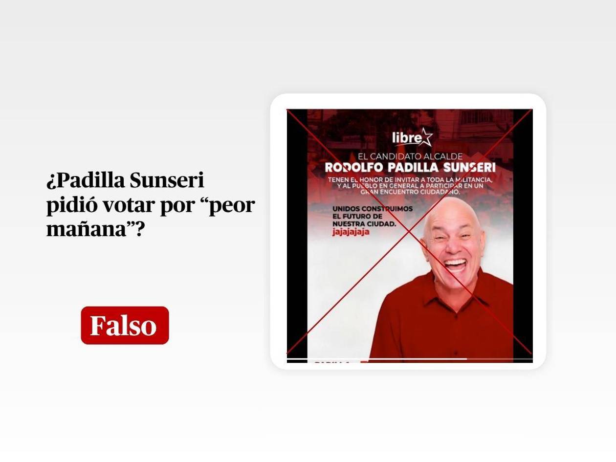 Audio de Padilla Sunseri “por un peor mañana” fue generado con IA