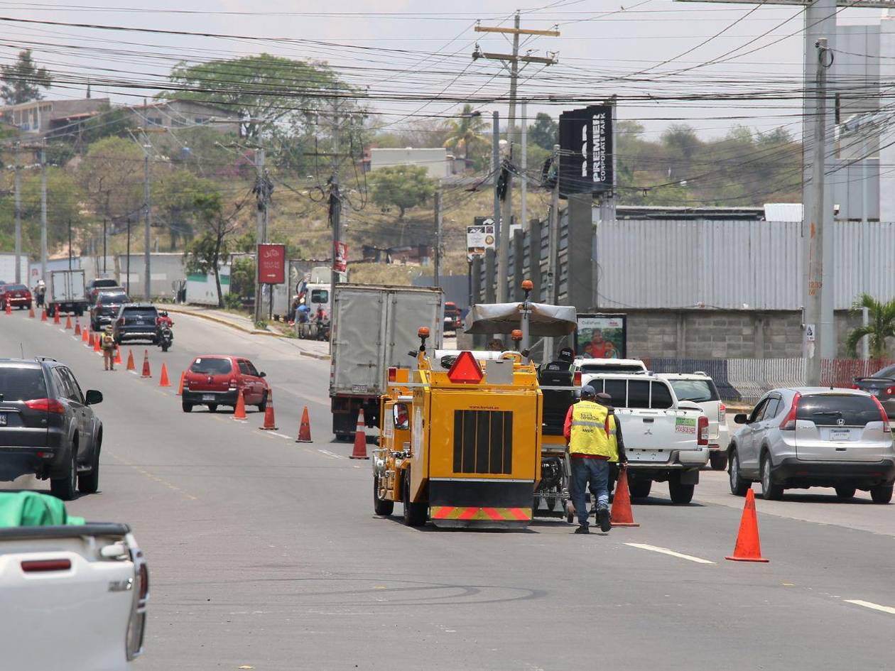 Alcaldía señalizará con pintura más de 50 kilómetros de red vial de la capital
