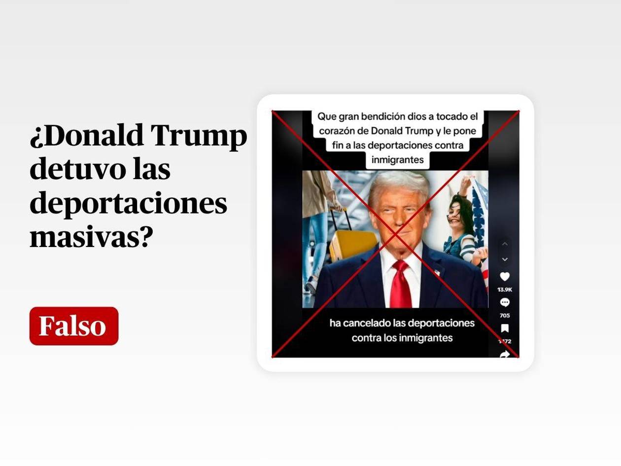 Falso, al 28 de enero, Trump no ha detenido las deportaciones de Estados Unidos