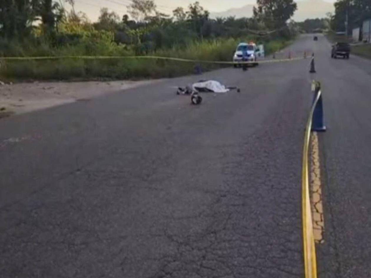 Pareja muere tras ser embestida por una rastra en El Progreso, Yoro