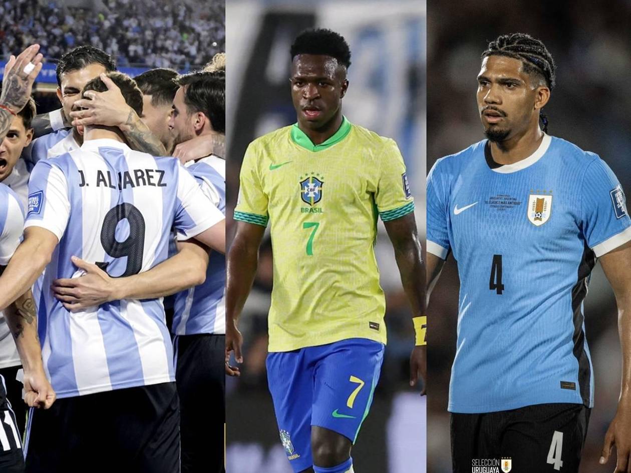 Tabla de posiciones Eliminatoria Sudamericana: Uruguay irreconocible y Argentina golea a Brasil