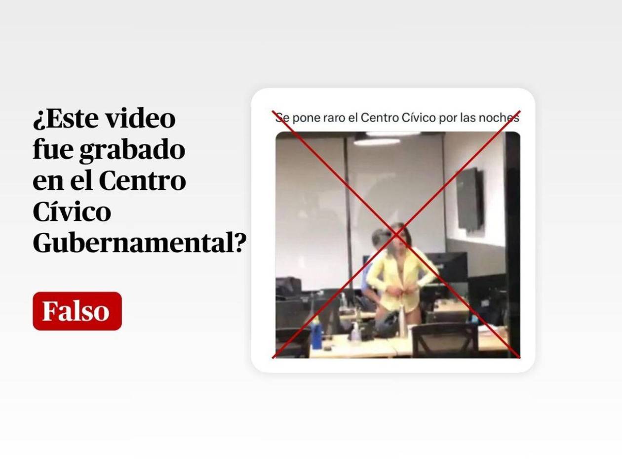 Video íntimo fue grabado en una agencia bancaria de Brasil en 2022, no en el Centro Cívico