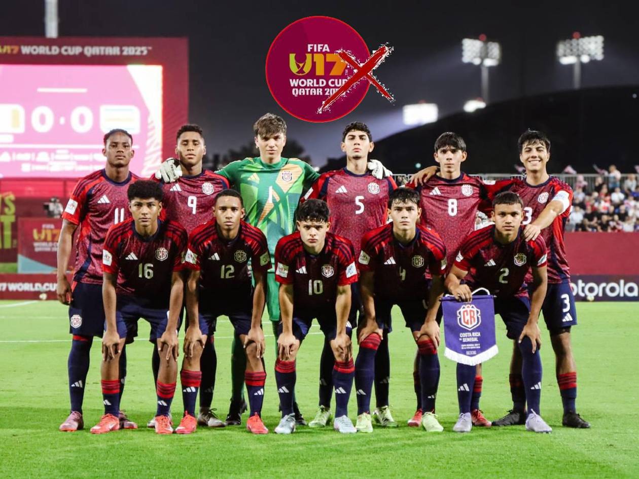 Fracaso total: Costa Rica cae ante Croacia y se despide del Mundial Sub-17