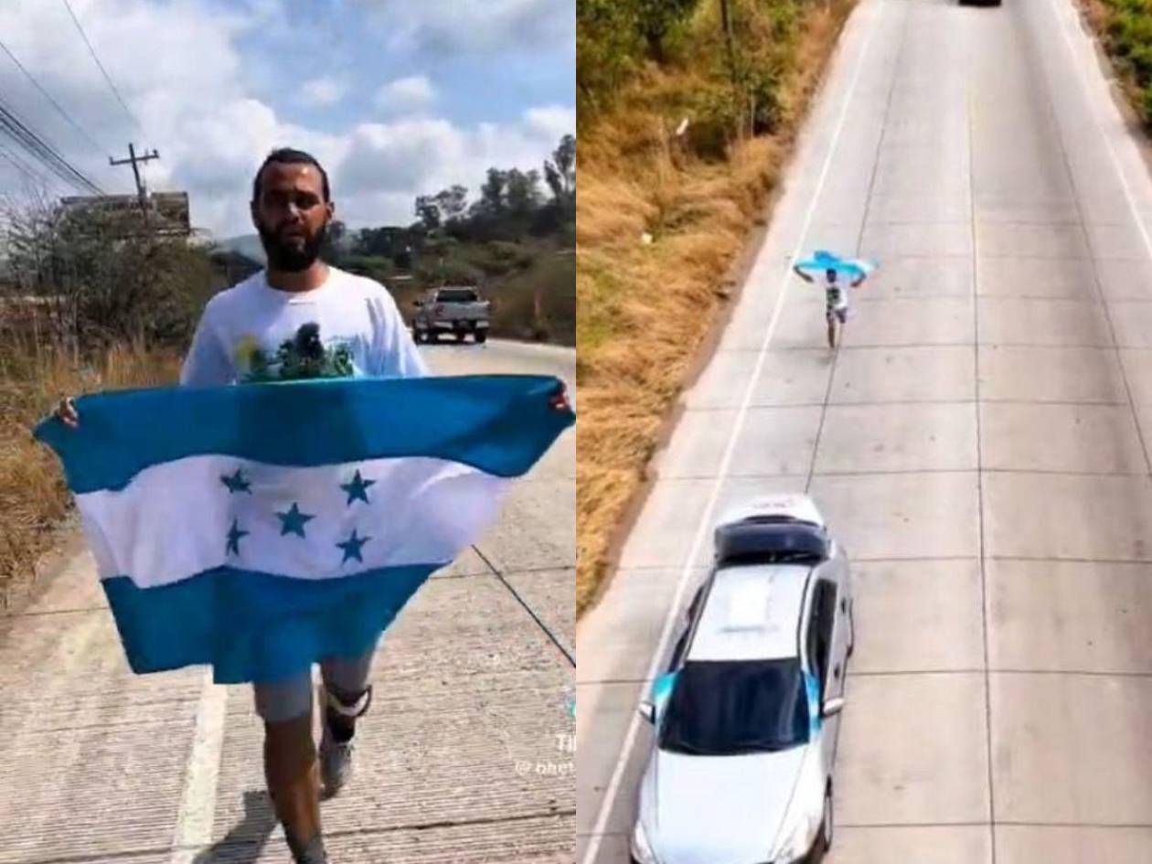 Creador de contenido hondureño corre a El Salvador para pedirle a Nayib Bukele un carro para forestar