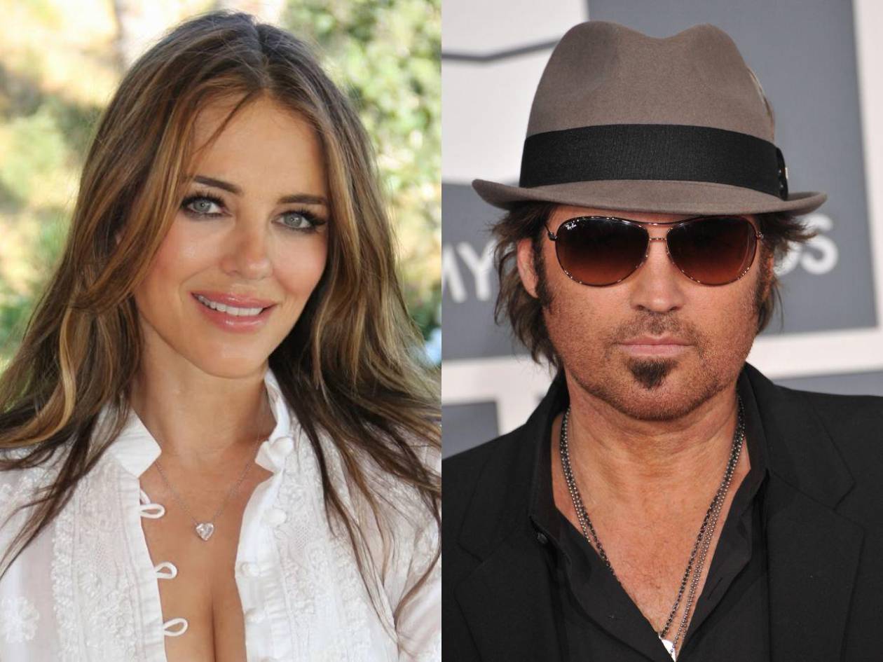 ¡Confirmado! Billy Ray Cyrus y Elizabeth Hurley son pareja