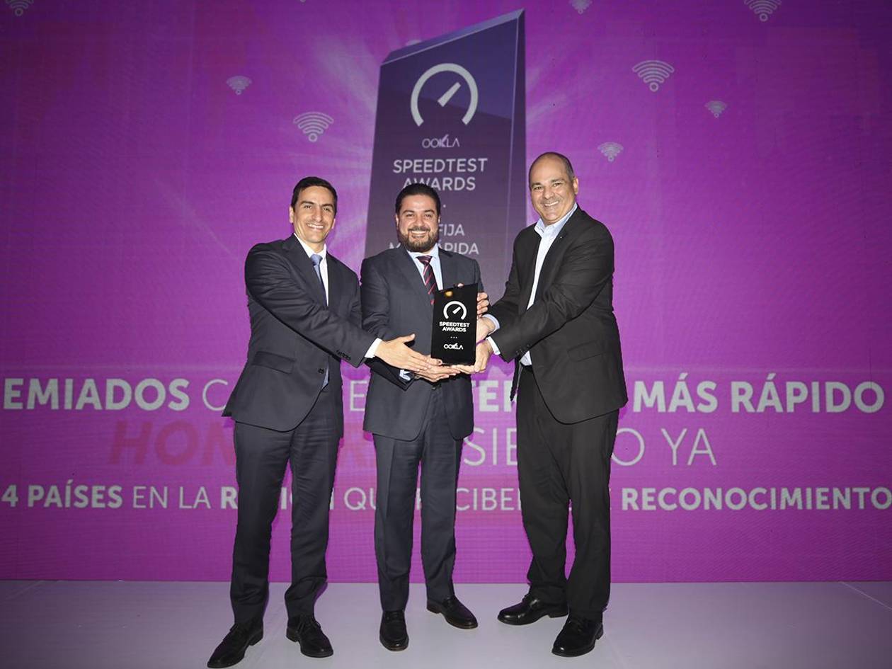 Cable Color recibe premio de firma internacional por tener la red fija más rápida de Honduras