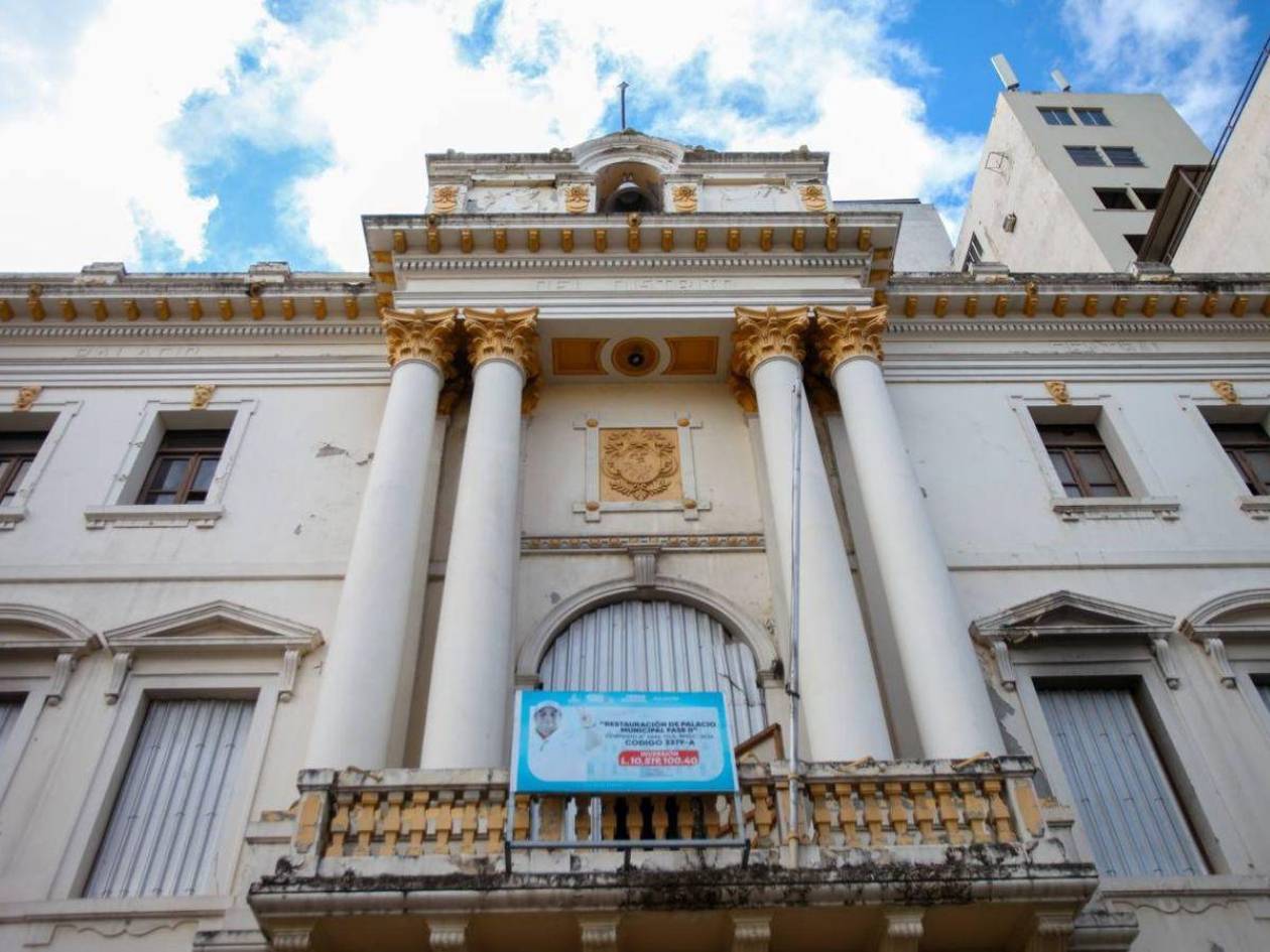 Reinician obras de restauración del histórico Palacio Municipal de Tegucigalpa