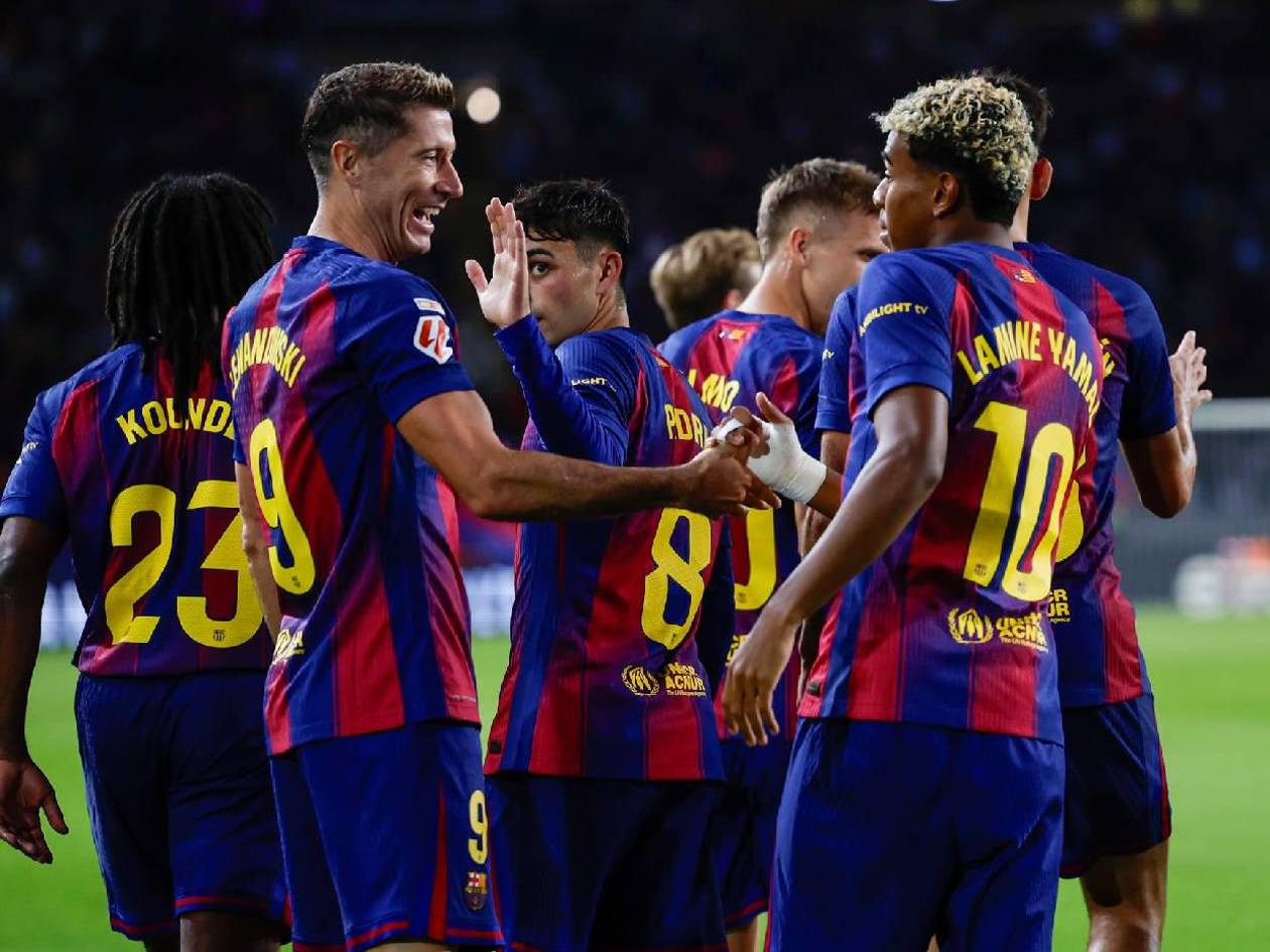 Barcelona venció a Real Sociedad: Lamine Yamal y Lewandowski fueron los salvadores