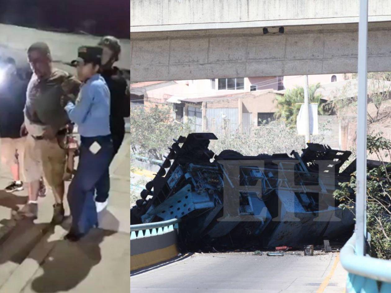 Esto se sabe del conductor del “dragón” que cayó en puente colapsado en la capital