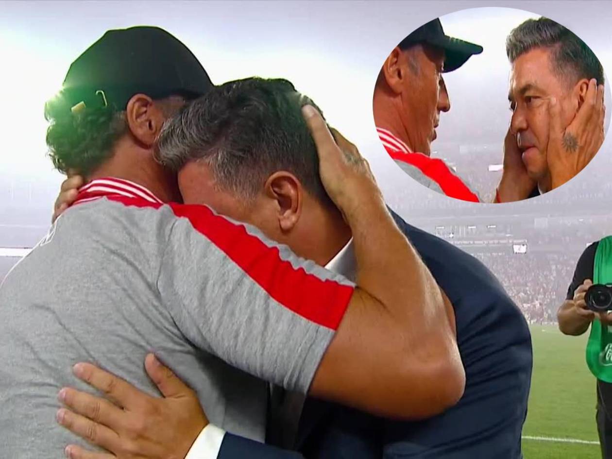 Así fue el increíble momento entre Pedro Troglio y Marcelo Gallardo, técnico de River Plate