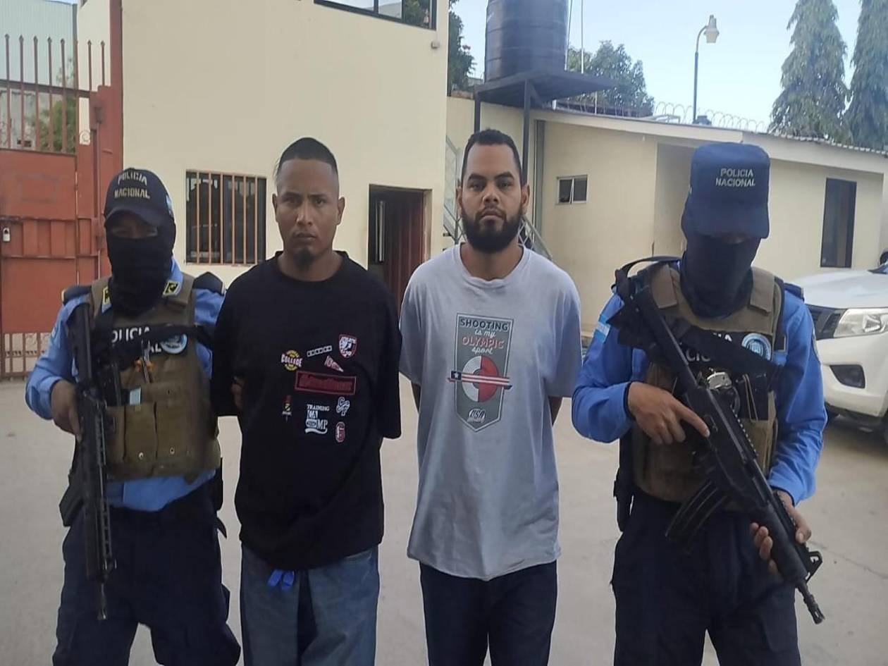 Cuando realizaban ronda extorsiva capturan a dos presuntos pandilleros