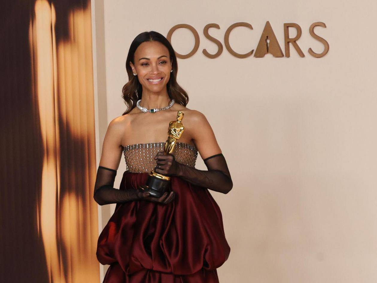 República Dominicana felicita a Zoe Saldaña por su primer Oscar