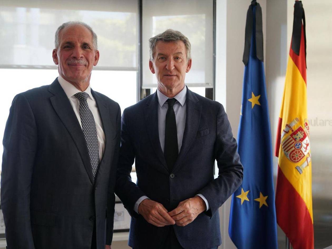 Tito Asfura se reúne con presidente del Partido Popular en Madrid, España