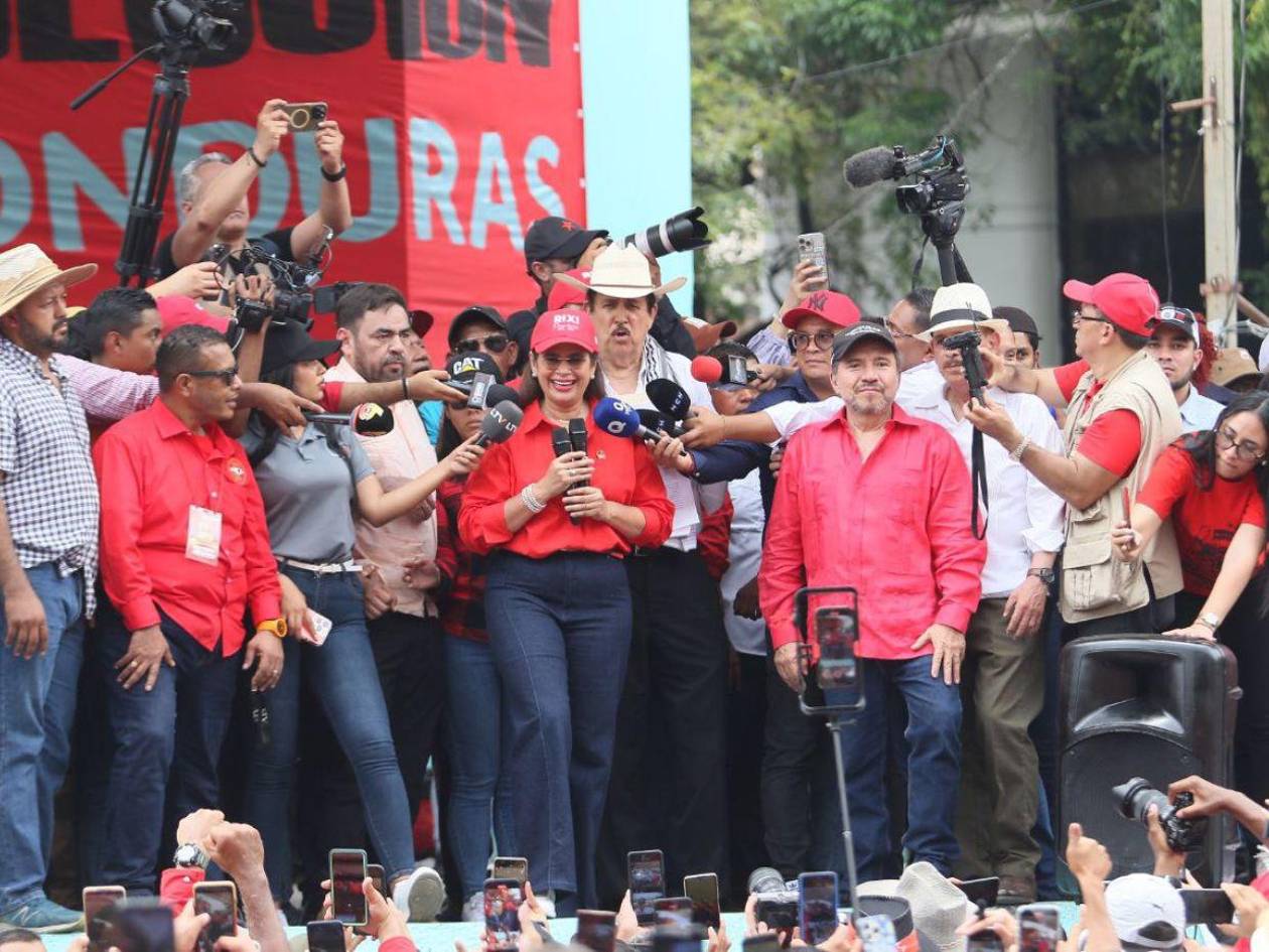 Hondureños piden salario digno en el Día del Trabajador empañado por campaña de Libre
