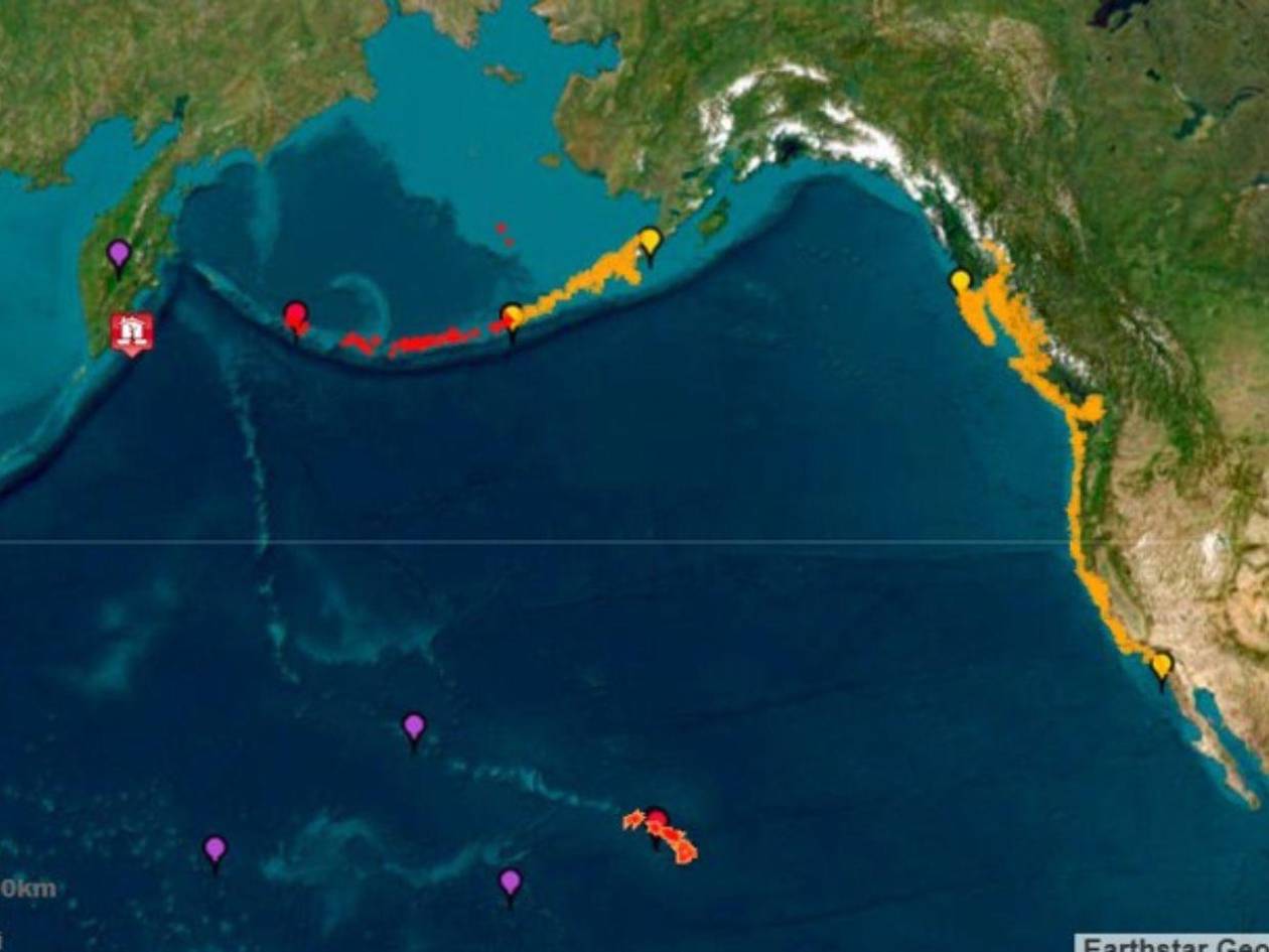 EE UU, México, Canadá y otros países emiten alerta de tsunami por sismo de 8,8 en Rusia