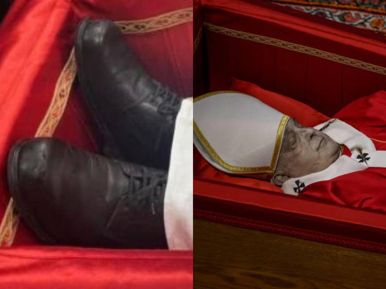 ¿Por qué el papa Francisco fue enterrado con sus “desgastados” zapatos negros?