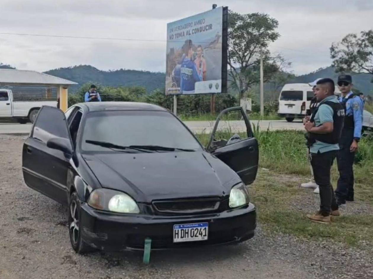 Sicarios asesinan a un hombre cuando se conducía en su carro en La Entrada, Copán