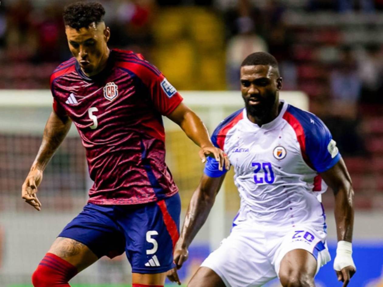 Costa Rica terminó pidiendo la hora y con amargo empate de local ante Haití
