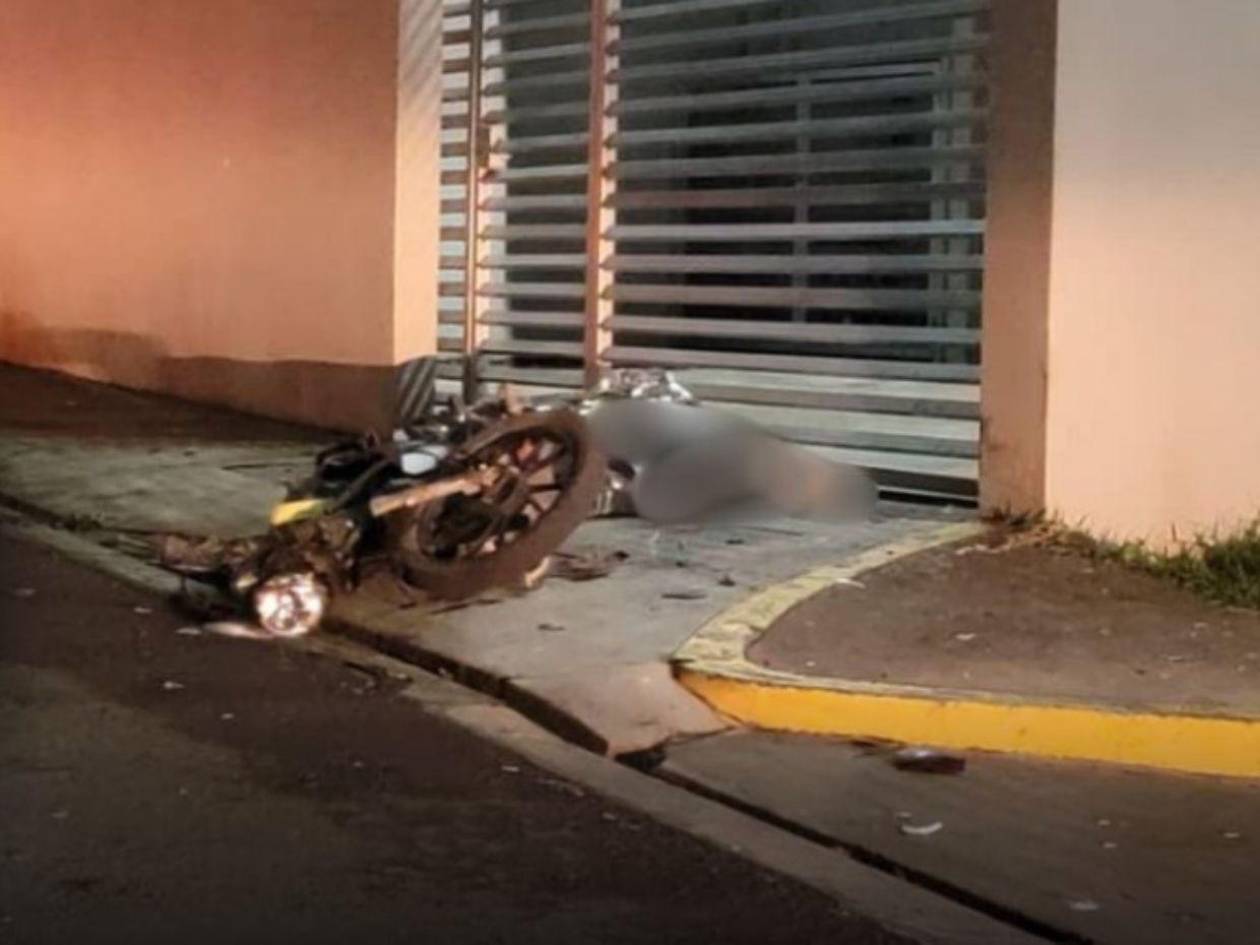 Motociclista muere tras violento choque en La Reforma, Tegucigalpa