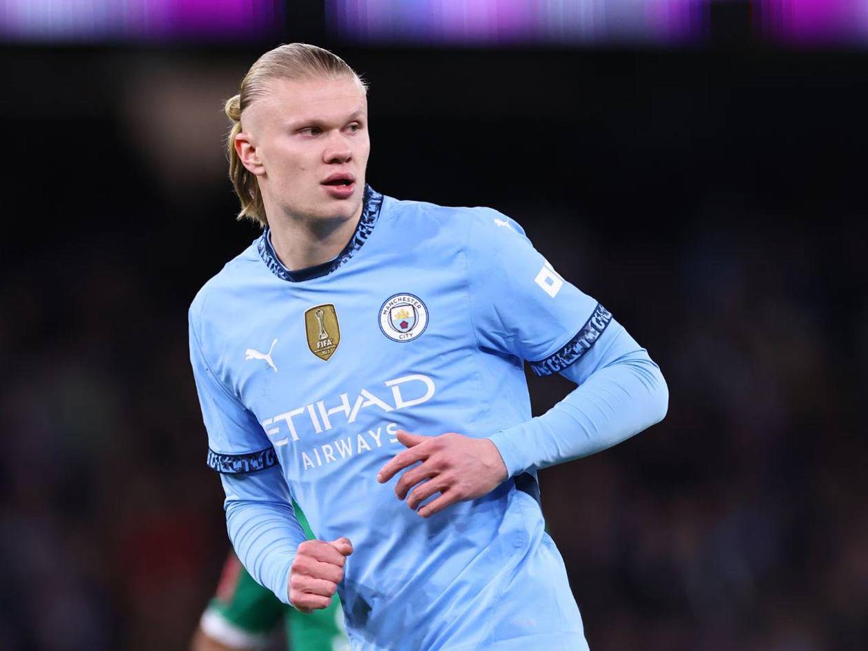 Acusan a Haaland de agredir a la mascota del City en la cabeza