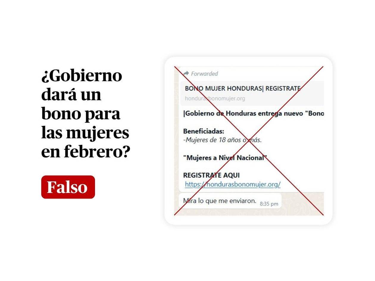 “Bono Mujer” del gobierno es falso: información usa sitio web fraudulento