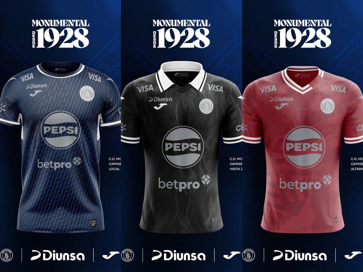 Motagua presenta sus nuevas camisetas para el Torneo Apertura 2025-2026