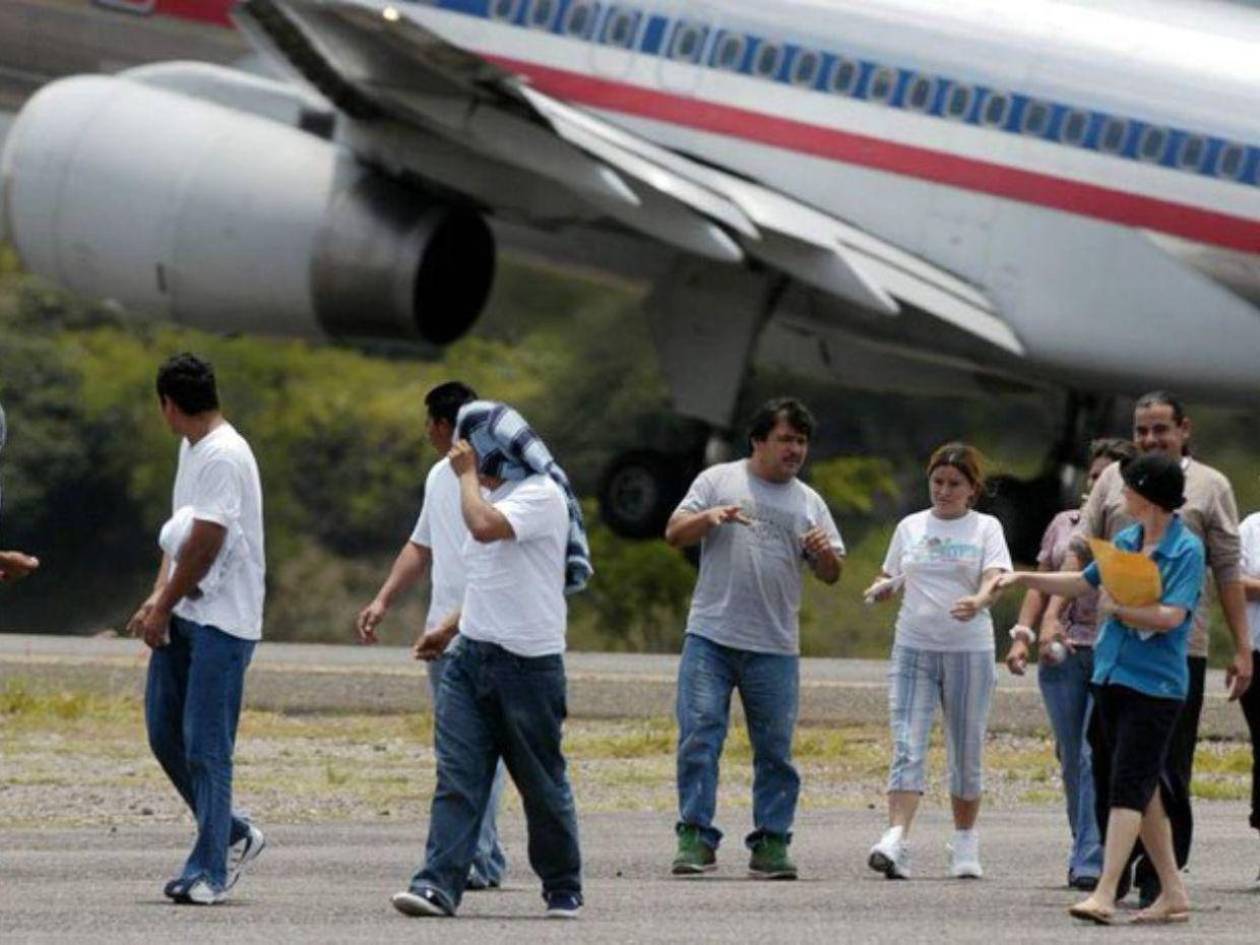 694 hondureños han sido deportados de Estados Unidos en enero de 2025