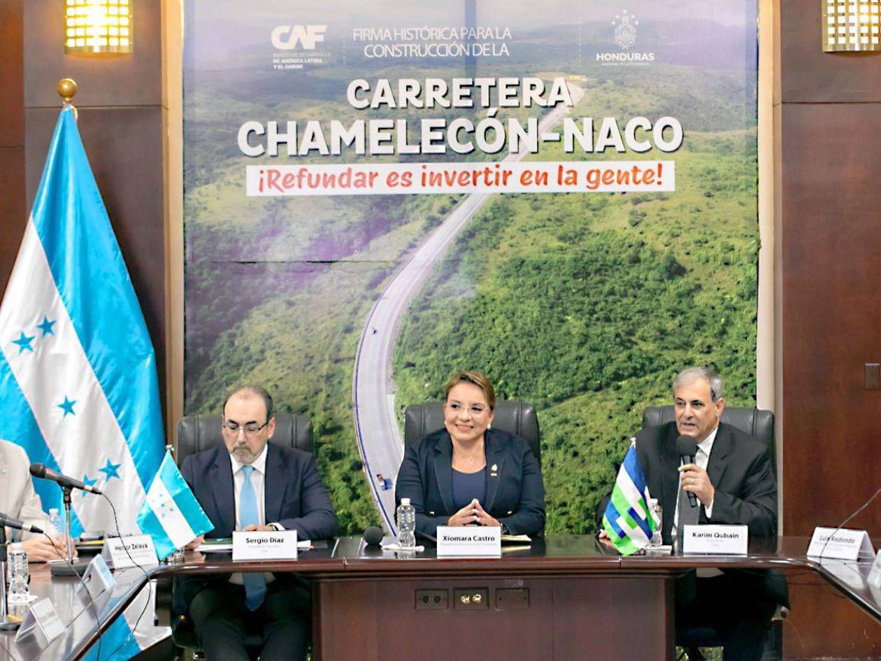 Con préstamo del CAF se construirá la carretera entre Chamelecón y Naco