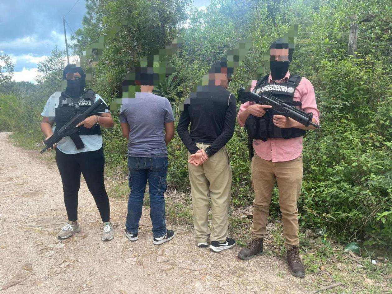 Rescatan sanos y salvos a dos estudiantes secuestrados en Francisco Morazán