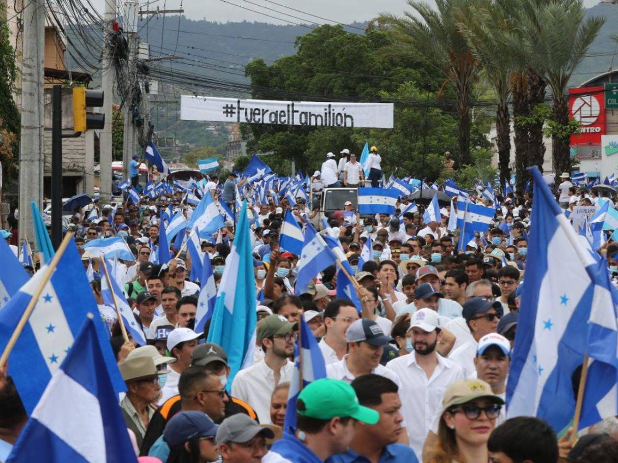 Dirigencia del PN: Más de 50 mil nacionalistas marcharon por la paz y democracia