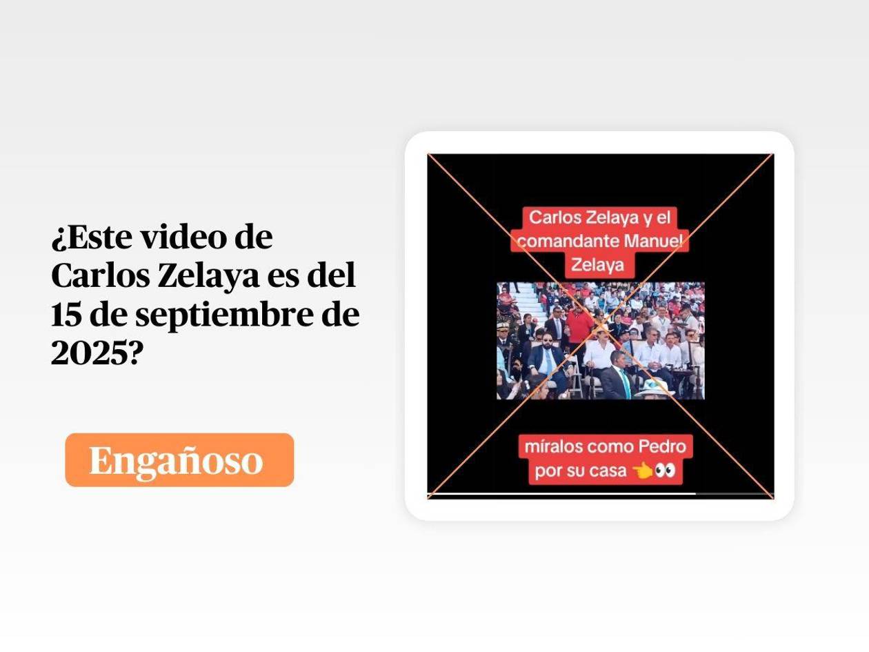 Es de 2023 el video de Carlos Zelaya en los desfiles del Estadio Nacional