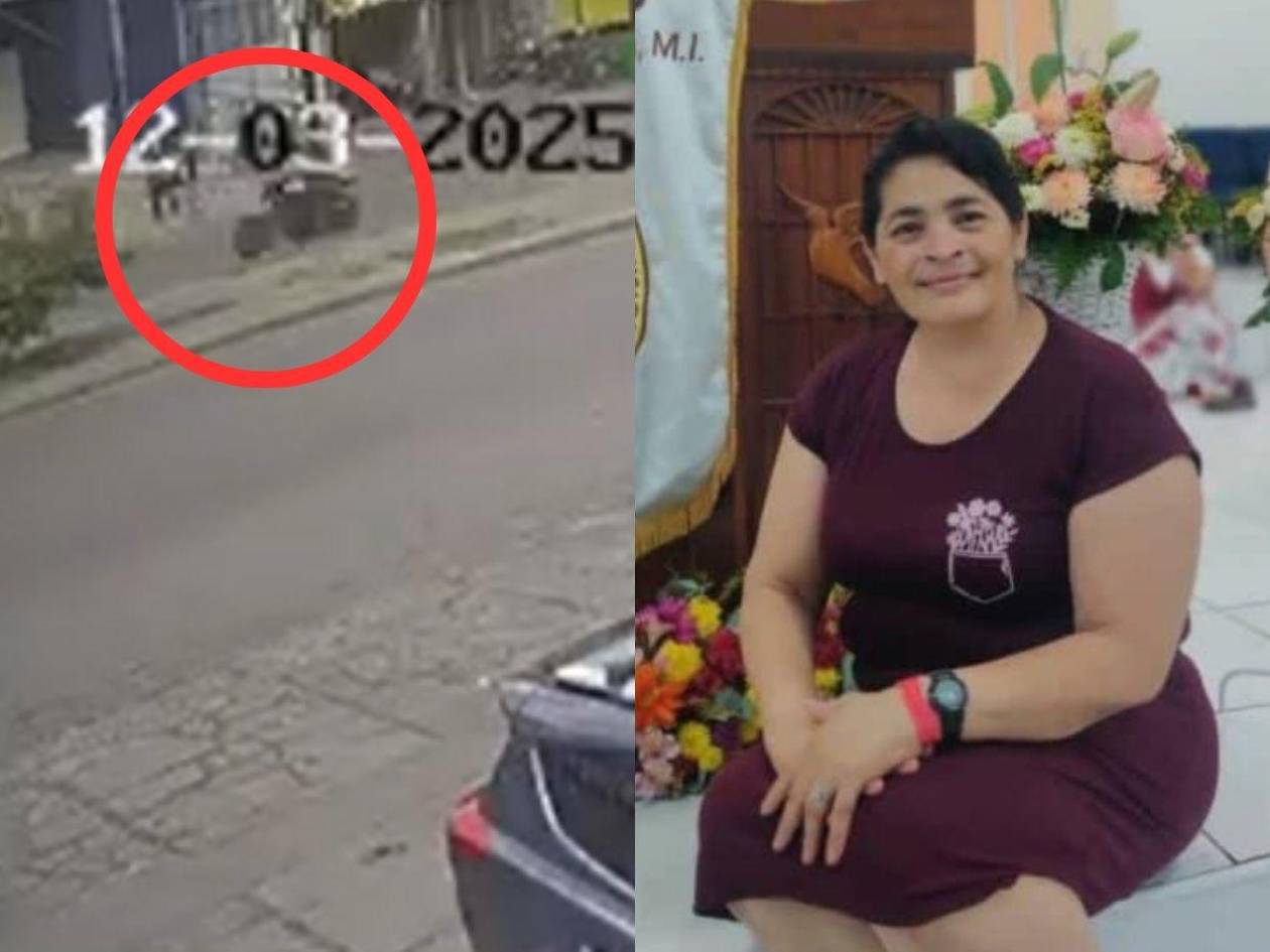 Video: instante en que motociclista atropella a vendedora de golosinas en Comayagüela