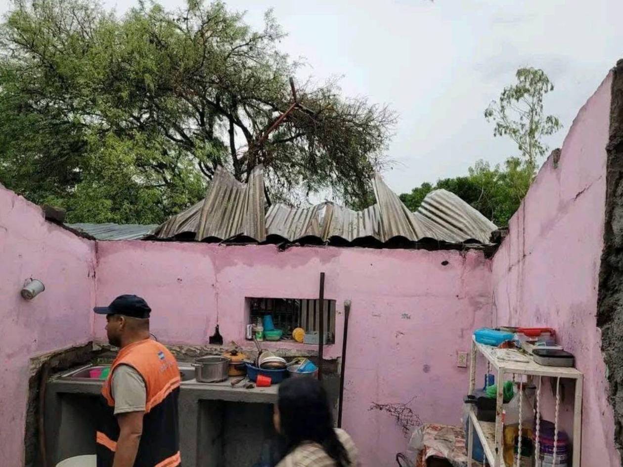 Tormenta deja casas sin techo y familias afectadas Comayagua