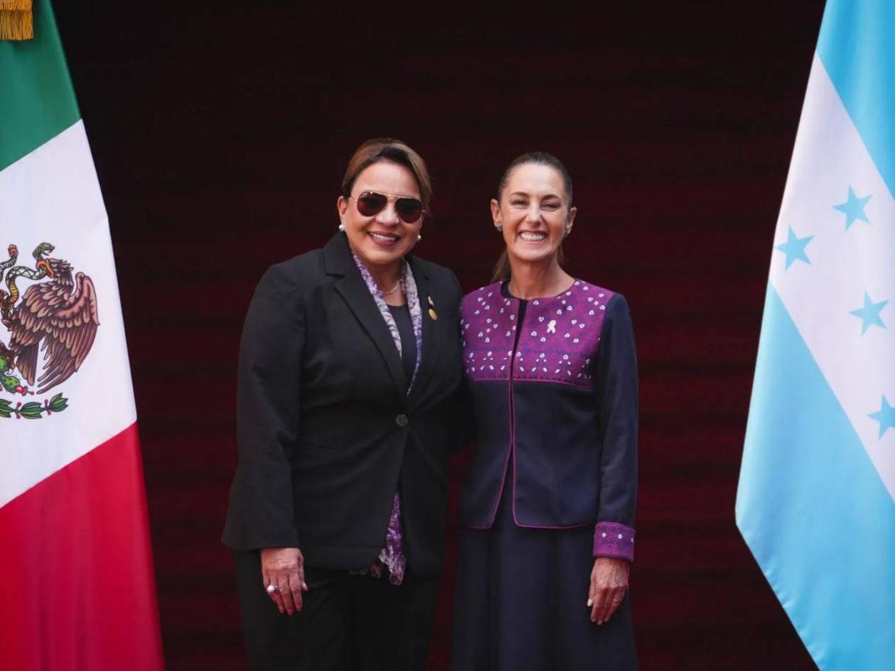 Claudia Sheinbaum despide a Xiomara Castro y destaca relación entre México y Honduras